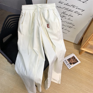 EEWEN 去哪都在穿的雅痞大白阔腿裤 嘎嘎透气