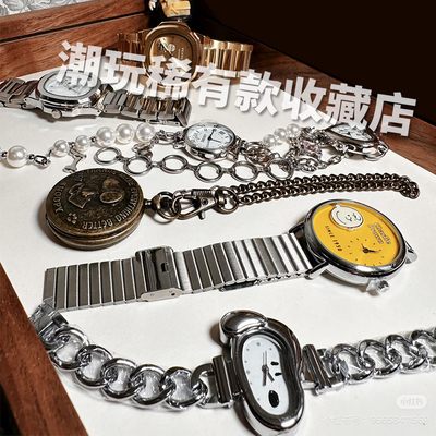 麦和史努比手表盲盒老友记系列联名腕表手办创意礼物