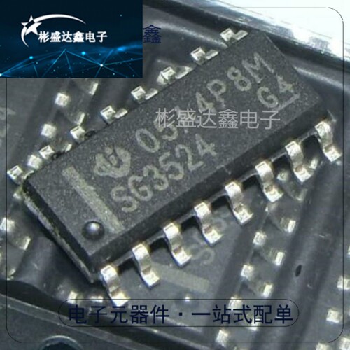 原装全新德州TI SG3524DR SOP16 双路可调PWM控制器 2500/盘 有拆