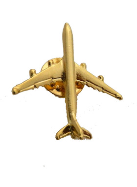 胸针定制小飞机胸针Airbus礼品镀金金属立体3D徽章潮男女航展纪念