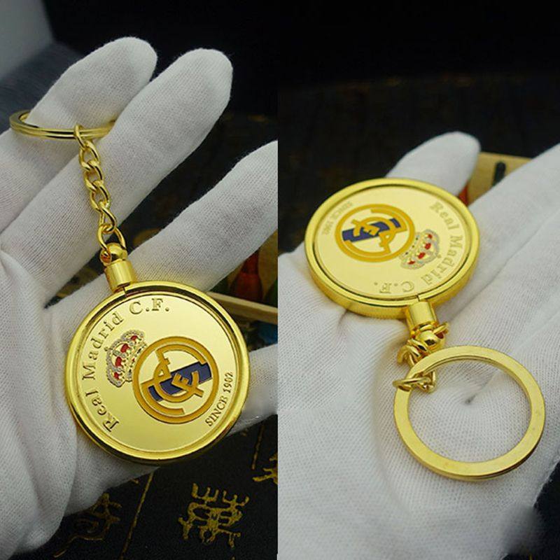 25mm钥匙扣定位保护收藏硬币1元钥匙圈锁扣钱币70周年1元Keyring