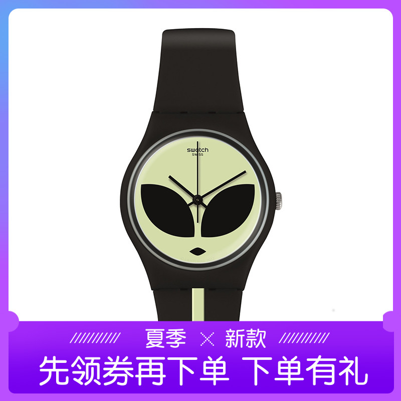 Swatch/˹ÎÖç÷ÊÖ±í ¾µäÉ«²ÊÃÜÂëϵÁÐʯӢÄÐÅ®±íÍâÐÇÀ´µçGB307