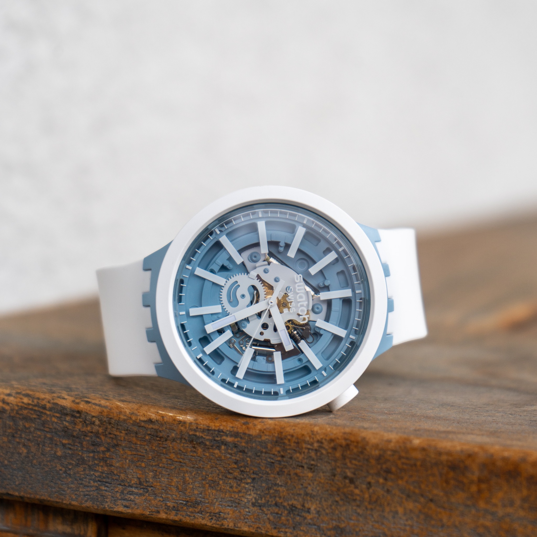 swatch斯沃琪瑞士手表男女士植物陶瓷新款时尚潮流石英表sb03n103