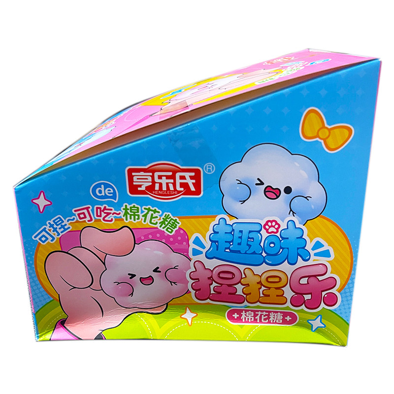 亨乐氏趣味捏捏乐棉花糖可捏可吃充气糖果节日礼物蛋糕装饰零食品