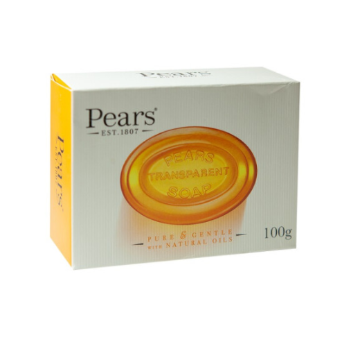 英国进口pears梨牌香皂100g琥珀橙抑菌控油洗脸洁面水晶香皂