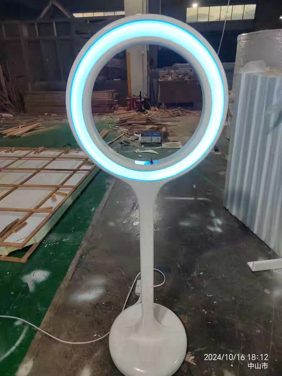 手势互动环网红打卡拍照互动装置商业美陈/装饰