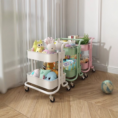 铁艺桌下夹缝移动置物架