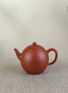 德弈斋宜兴紫砂茶壶茶具中式复古风刘勤娣原矿朱砂泥三弯流龙蛋