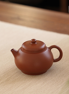德弈斋宜兴紫砂茶壶茶具中式复古风黄龙山原矿紫砂泥刘勤娣守拙壶