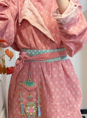 云深雾浅 芳菲殿 原创裙袢系带汉服宽腰带可替换腰封裙头汉服配饰