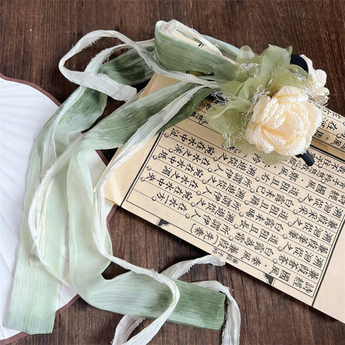 汉服飘带抓夹盘发夹子