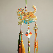 云深雾浅 原创双面刺绣端午节百毒不侵挂件汉服禁步配饰 民俗艾虎