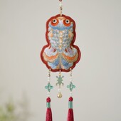 云深雾浅 文物二创汉服配饰腰挂古风禁步配饰居家挂饰 故宫金鱼