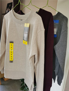 长袖 拉绒圆领卫衣绒衫 情侣大码 高品福利 2XL 秋冬女新大码