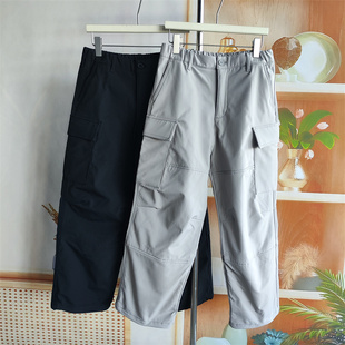 子 男立体剪裁户外宽松长裤 丹麦家工装 风防风多口袋休闲裤
