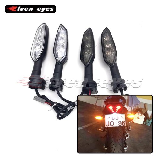 适用YZF R25 R3 MT-01 MT03 MT07 MT09 10改装LED前后转向转弯灯