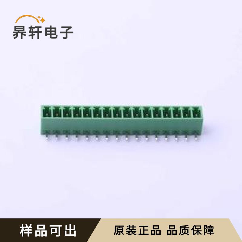 DB2ERC-3.81-16P-GN原装弯插,P=3.81m