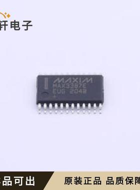 原装MAX3387EEUG+T全新TSSOP-24