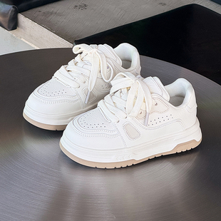 小白鞋女款2026新款女童板鞋韩版时尚中大童儿童运动鞋男童鞋子潮