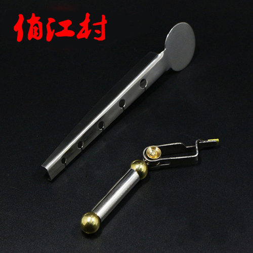 俏江村 毛钩绑制工具 短柄 旋转颈羽夹 推毛器套装 羽毛夹 颈羽夹