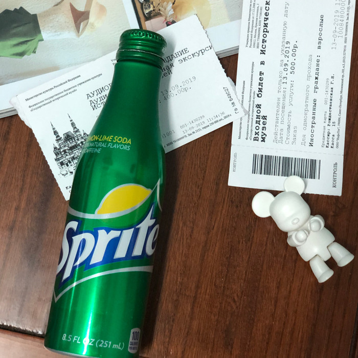 2016年美国雪碧sprite铝瓶250ml  限量收藏版