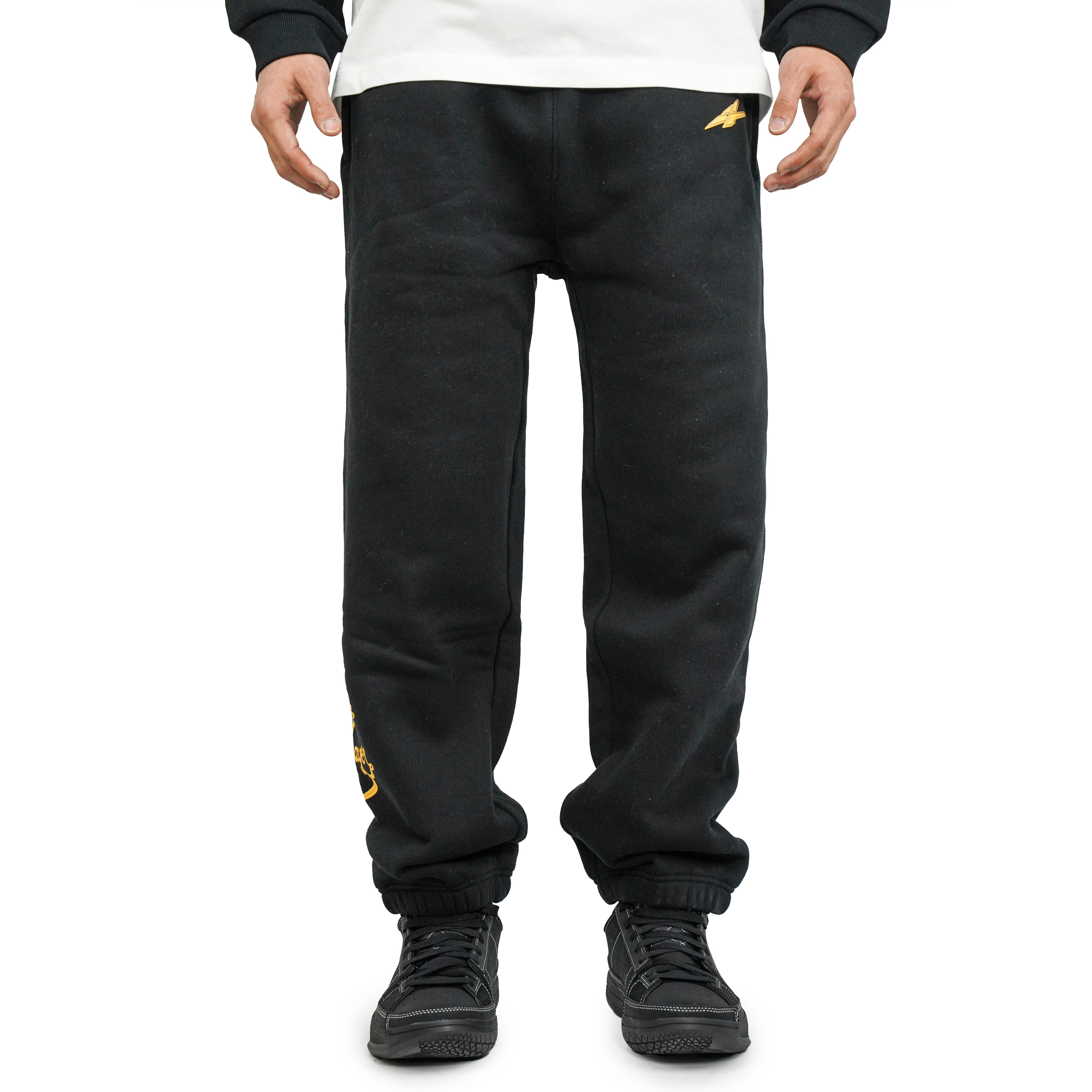 SPO厚款阔版抽绳卫裤 内里加绒