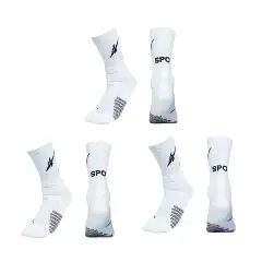 Spo Basic Mid-Cut Basketball Socks (3 Pairs)