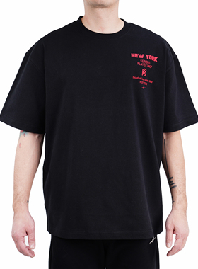 2025SPOxKR 短袖生t恤New York 黑色