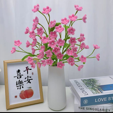蓝星花 （可做99朵）diy材料包扭扭棒手工摆件永生花装饰多色可选