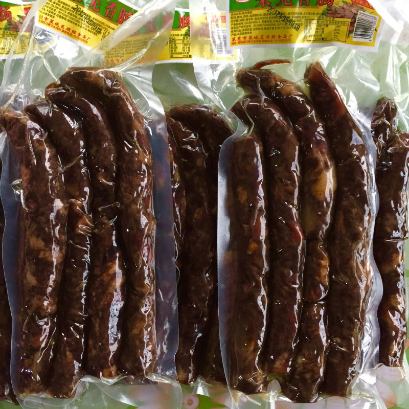 莱芜香肠浓香味农家自制香肠土猪肉鸡肉香肠即食下酒菜两袋包邮