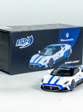BBR 1:64 Maserati MC20 #2 Maserati Performance 合金汽车模型