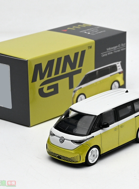 MINIGT 1:64 大众Volkswagen ID.Buzz Candy 合金汽车模型 成品