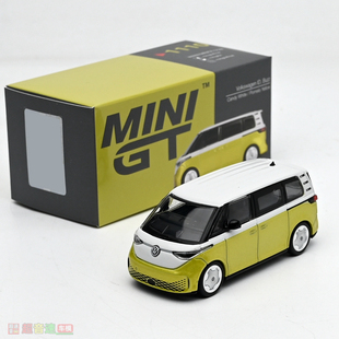 MINIGT 1:64 大众Volkswagen ID.Buzz Candy 合金汽车模型 成品