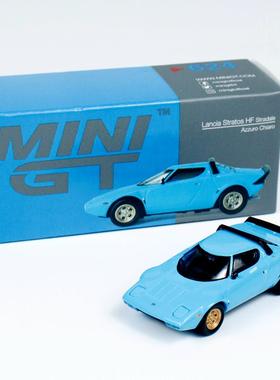 MINIGT 1:64 蓝旗亚 Lancia Stratos HF Stradale 合金汽车模型