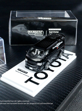 Tarmac Works TW 1:64 海狮 Hiace Widebody带车顶架 合金模型