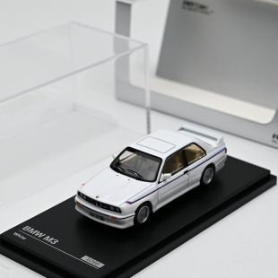 成品收藏摆件 合金汽车模型 白色 E30 宝马 BMW BOX