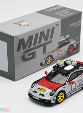 MINIGT 1:64 Porsche 911 Dakar Uncle Rally 合金汽车模型 1068