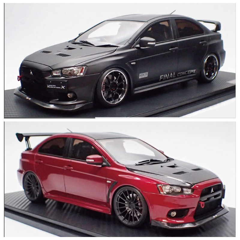 ig 1:18三菱蓝瑟mitsubishi lancer evo x cz4a树脂汽车模型收藏