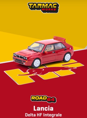Tarmac Works 1:64 蓝旗亚 Lancia Delta HF 合金汽车模型 成品