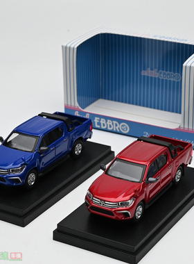 EBBRO 1:64 丰田 海拉克斯Hilux 合金汽车模型 成品收藏