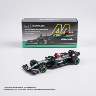 TW 1:64 奔驰AMG F1 W12 E 纽约站 Demo Run 2024 合金汽车模型