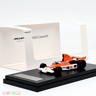 迈凯伦F1方程式 赛车 M23 LCD 附带人偶 合金汽车模型 成品