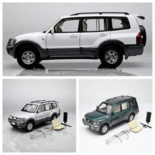 YC Model 1:18 三菱帕杰罗pajero V73 合金全开汽车模型 成品摆件