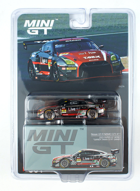 MINIGT 1:64 GTR NISMO GT3 #11 GAINER TANAX 合金汽车模型 861