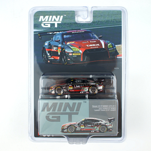 MINIGT GT3 GTR NISMO TANAX 861 合金汽車模型 GAINER