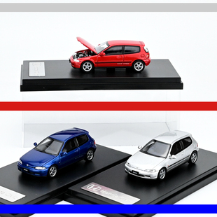 可开盖 合金汽车模型 本田思域 EG6 SiR CIVIC Honda LCD