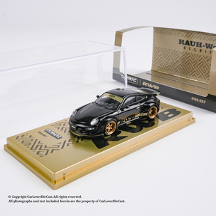 TW 1:64 RWB 997 宽体合金汽车模型 改装版成品摆件 小比例展示盒