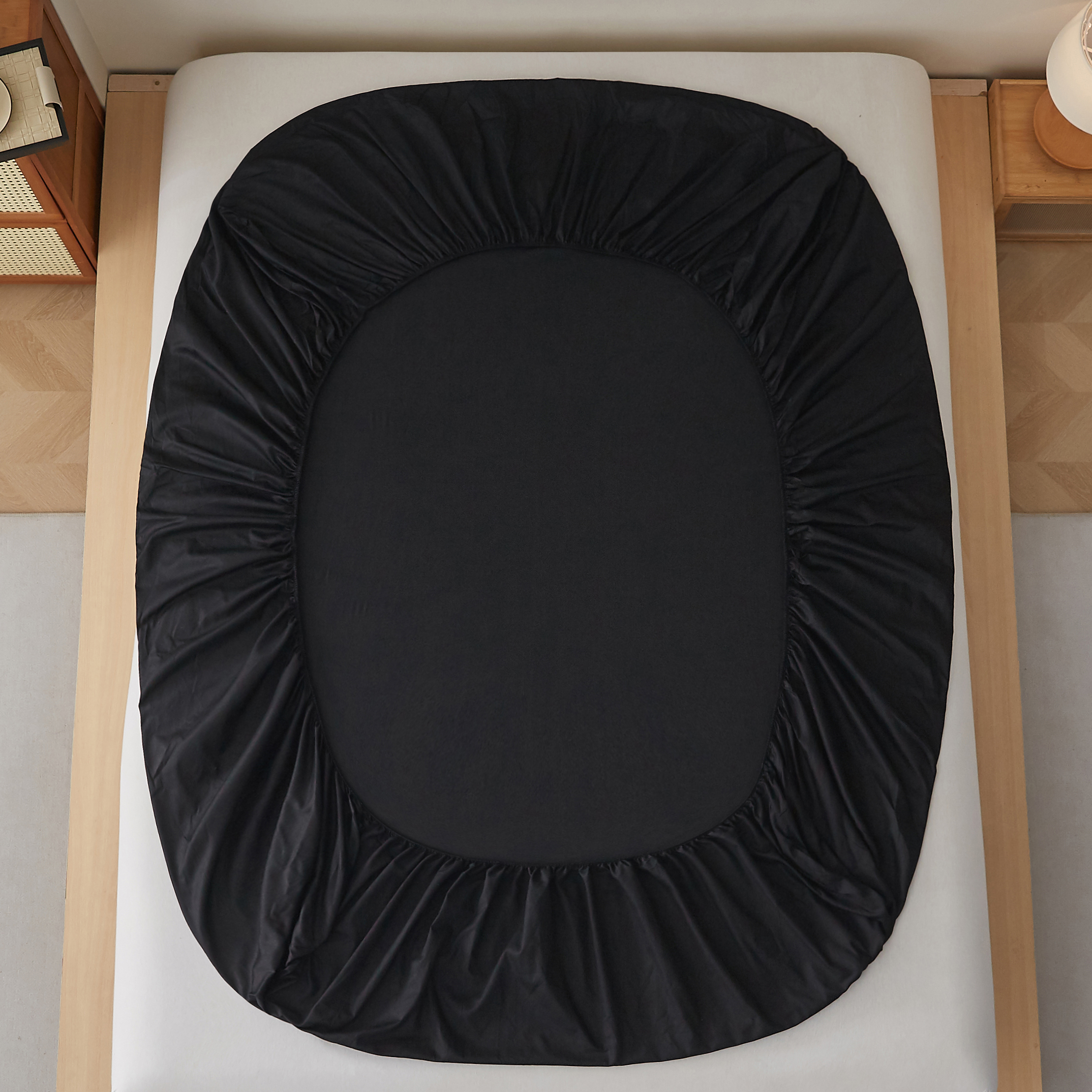 纯棉床笠单件磨毛席梦思床罩保护套防尘1.8床单床罩防滑薄床垫