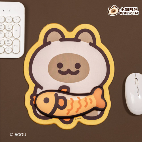 小猫阿狗硅胶卡通鼠标垫