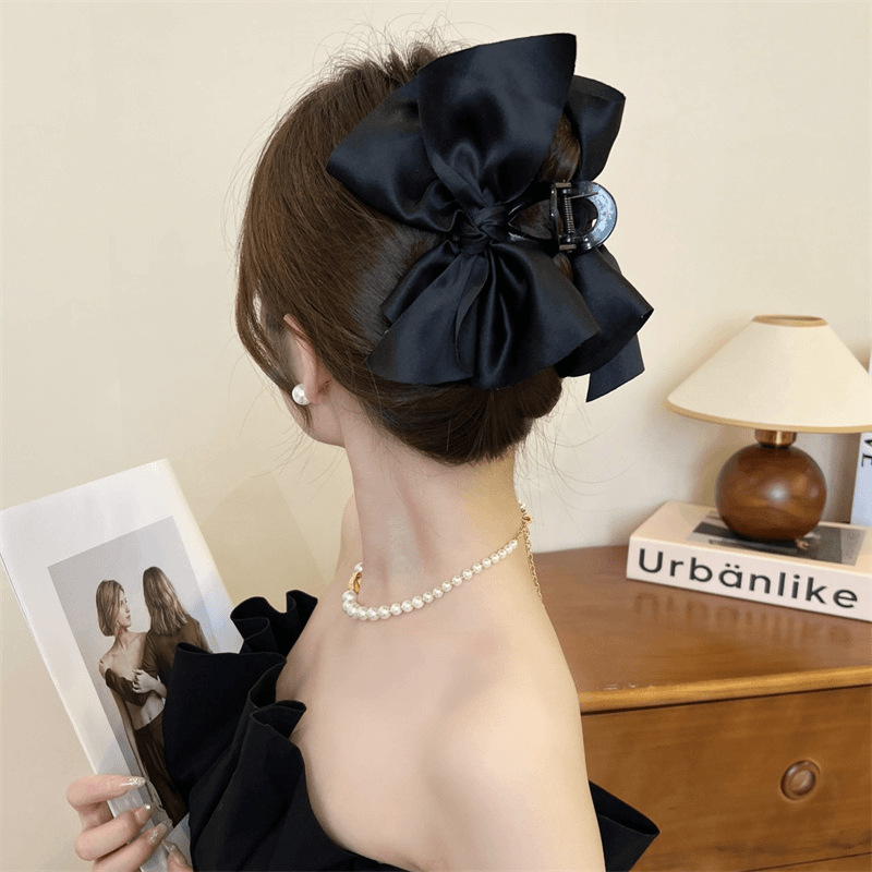 发夹后脑勺盘发韩抓夹